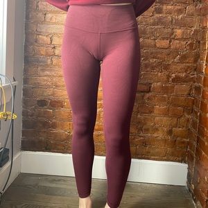 Maroon Lululemon align leggings